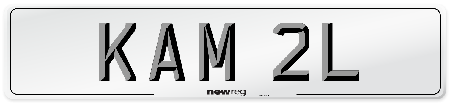 KAM 2L Number Plate from New Reg